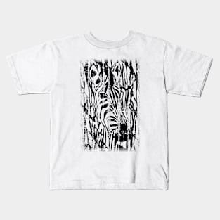 Distressed Zebra Kids T-Shirt